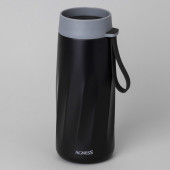 Термокружка curl umber 400 мл, колба нерж.сталь 18/10 AGNESS 798-102