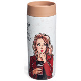 Термокружка footle 350 мл, колба нерж.сталь 18/10 AGNESS 798-104