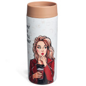 Термокружка footle 350 мл, колба нерж.сталь 18/10 AGNESS 798-104