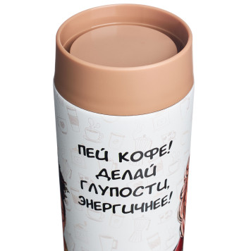 Термокружка footle 350 мл, колба нерж.сталь 18/10 AGNESS 798-104-1