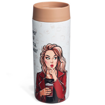 Термокружка footle 350 мл, колба нерж.сталь 18/10 AGNESS 798-104