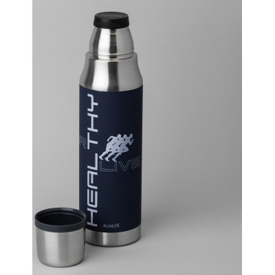 Термос healthy live 1000 мл, колба нерж.сталь 18/10 AGNESS 798-105-3