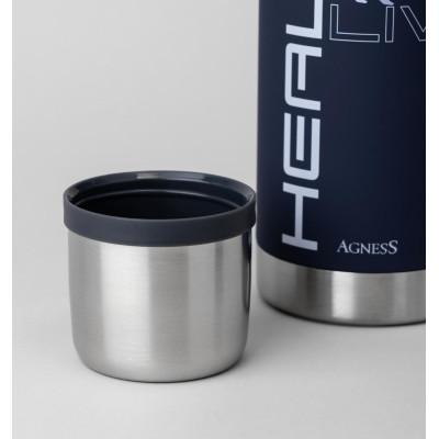 Термос healthy live 1000 мл, колба нерж.сталь 18/10 AGNESS 798-105-4