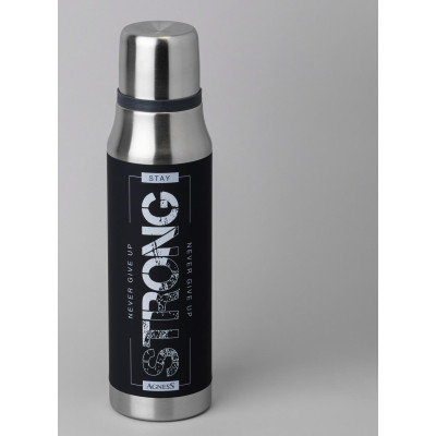 Термос stay strong 1000 мл, колба нерж.сталь 18/10 AGNESS 798-106