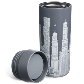 Термокружка city 350 мл, колба нерж.сталь 18/10 AGNESS 798-112-1