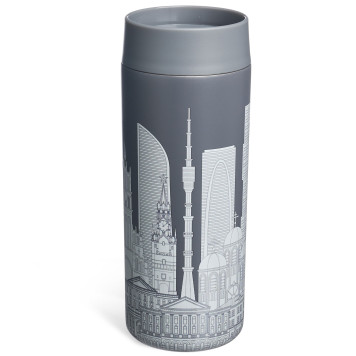 Термокружка city 350 мл, колба нерж.сталь 18/10 AGNESS 798-112