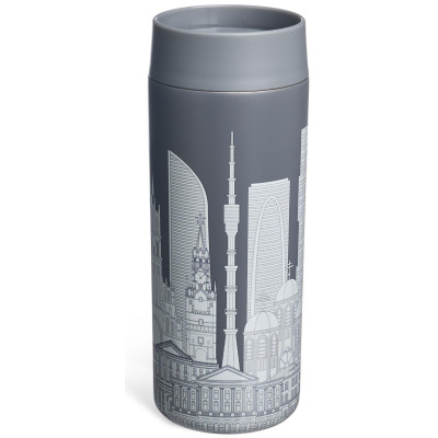 Термокружка city 350 мл, колба нерж.сталь 18/10 AGNESS 798-112