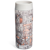 Термокружка город 350 мл, колба нерж.сталь 18/10 AGNESS 798-113