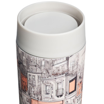 Термокружка город 350 мл, колба нерж.сталь 18/10 AGNESS 798-113-1