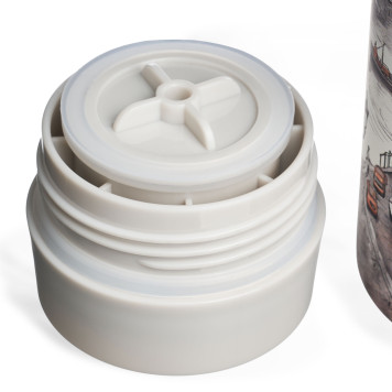 Термокружка город 350 мл, колба нерж.сталь 18/10 AGNESS 798-113-2