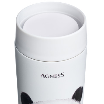 Термокружка panda 350 мл, колба нерж.сталь 18/10 AGNESS 798-115-1