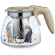 Заварочный чайник с фильтром "ПАРИЖСКИЕ КОТЫ" 900 мл. AGNESS 885-118