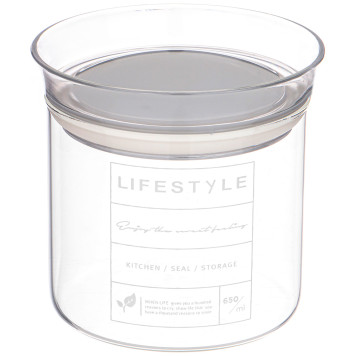 Емкость для пищевых продуктов 650 мл 11*11-10,5 см AGNESS 886-121