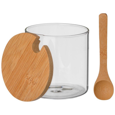 Набор емкости для сыпучих "NATIVE", 10 предметов, диаметр 8 см, высота 8 см боросиликатное AGNESS 887-113-2