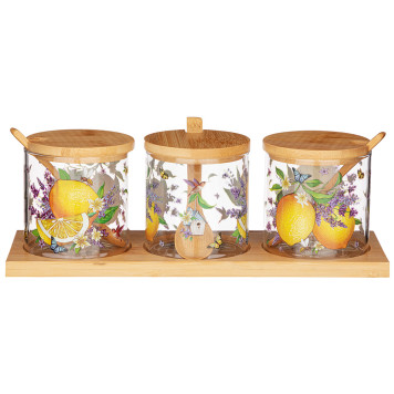 Набор емкости для хранения сыпучих 8см*8см, 10 пр. AGNESS 887-154