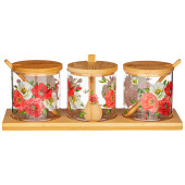 Набор емкости для хранения сыпучих 8см*8см, 10 пр. AGNESS 887-155