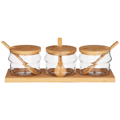 Набор емкости для хранения сыпучих 8см*8см, 10 пр. AGNESS 887-158