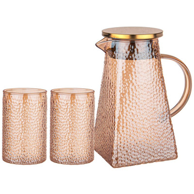 Набор кувшин 1,2 л и 2 стакана 300 мл AGNESS 887-165