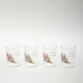 Набор стаканов "ДУША ПРОВАНСА" из 4-х шт. 360 мл AGNESS 887-283