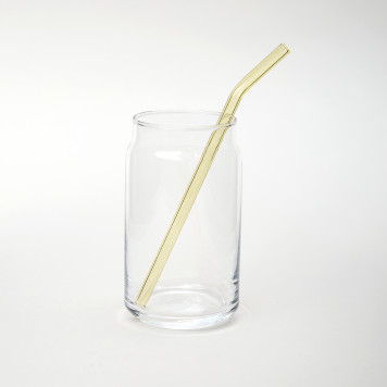 Набор стаканов из 2-х шт. со стекл. трубочками 495 мл AGNESS 887-290-2
