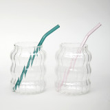 Набор стаканов из 2-х шт. со стекл. трубочками 600 мл AGNESS 887-291