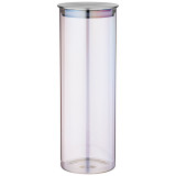 Емкость для сыпучих продуктов "RAINBOW" 1700 мл d=9.5 cm h=27 cm цвет:радужный AGNESS 889-137