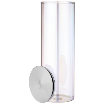 Емкость для сыпучих продуктов "RAINBOW" 1700 мл d=9.5 cm h=27 cm цвет:радужный AGNESS 889-137-1