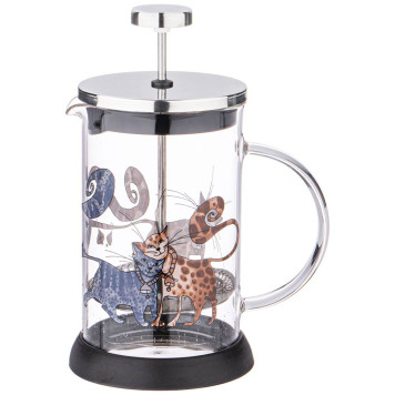 Френч-пресс "КОТИКИ" 600 мл AGNESS 894-121-1
