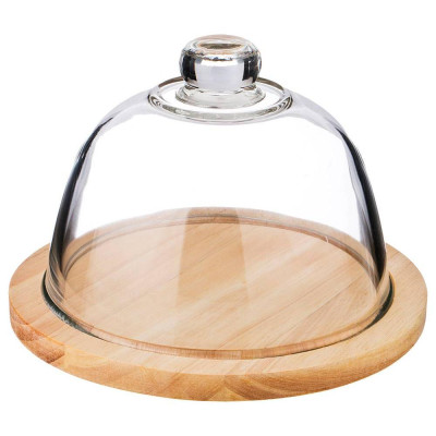 Доска разделочная с крышкой "NATIVE" 20*20*1,5 см (кор=4шт.) AGNESS 897-085