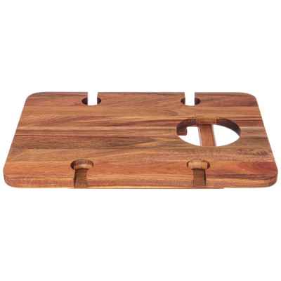 Столик сервировочный (винный) акация 35*25,4*21,4 см AGNESS 897-120-2