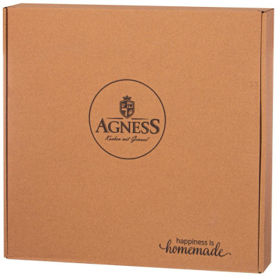 Столик сервировочный (винный) акация 30*30*15 см AGNESS 897-121