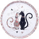 Поднос сервировочный "ПАРИЖСКИЕ КОТЫ" 33*2,1 см AGNESS 898-040
