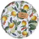 Поднос сервировочный " ФРУКТЫ.ЯГОДЫ" 33*2,1 см AGNESS 898-063