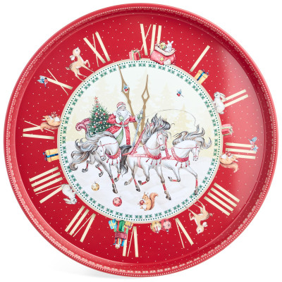 Поднос сервировочный "CHRISTMAS COLLECTION " 33*2,1 см AGNESS 898-140