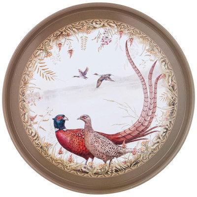 Поднос сервировочный коллекция "ОХОТА" 33х2,1 см AGNESS 898-206
