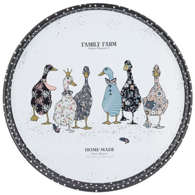 Поднос сервировочный "FAMILY FARM" 33*2,1 см AGNESS 898-224