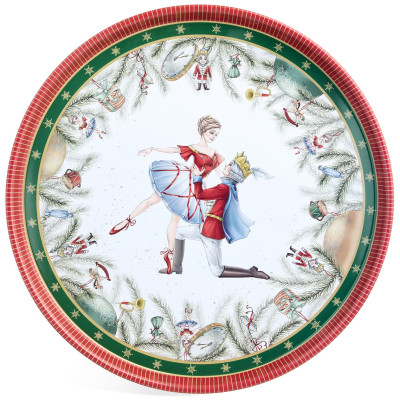 Поднос сервировочный коллекция "БАЛЕТ" 33*2,1 см AGNESS 898-230