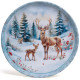 Поднос сервировочный "ЗИМНЯЯ СКАЗКА" 33*2,1 см AGNESS 898-242