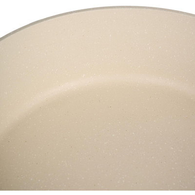 Сотейник со стекл. крышкой и антипригарным покрытием pfluon marble, 26*7,5 см AGNESS 902-105-4