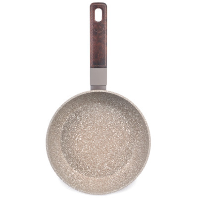 Сковорода с антипригарным покрытием pfluon marble, 20*4,5 см AGNESS 902-110-1