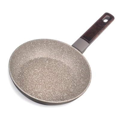 Сковорода с антипригарным покрытием pfluon marble, 20*4,5 см AGNESS 902-110-6