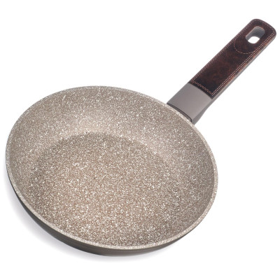 Сковорода с антипригарным покрытием pfluon marble, 20*4,5 см AGNESS 902-110-7