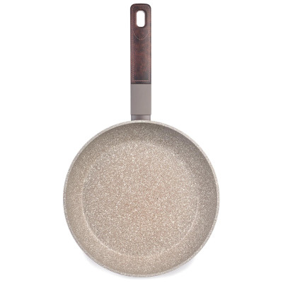 Сковорода с антипригарным покрытием pfluon marble, 24*4,8 см AGNESS 902-111-2