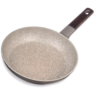 Сковорода с антипригарным покрытием pfluon marble, 24*4,8 см AGNESS 902-111-7