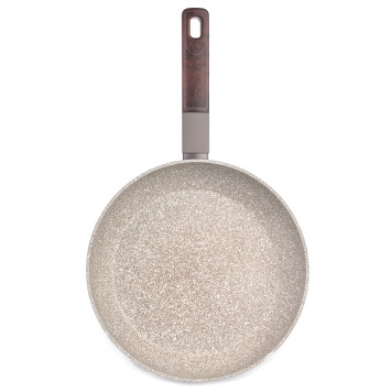 Сковорода с антипригарным покрытием pfluon marble, 26*5 см AGNESS 902-112-1