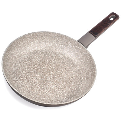 Сковорода с антипригарным покрытием pfluon marble, 26*5 см AGNESS 902-112-7