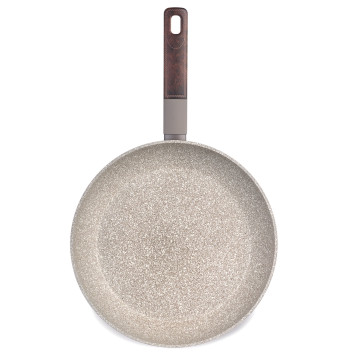 Сковорода с антипригарным покрытием pfluon marble, 28*5,2 см AGNESS 902-113-1