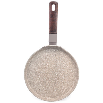 Сковорода блинная с антипригарным покрытием pfluon marble, 22*4,3 см AGNESS 902-116-2