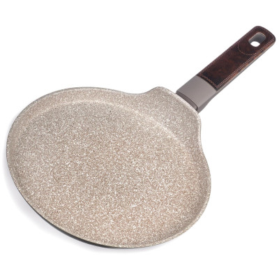 Сковорода блинная с антипригарным покрытием pfluon marble, 22*4,3 см AGNESS 902-116-8