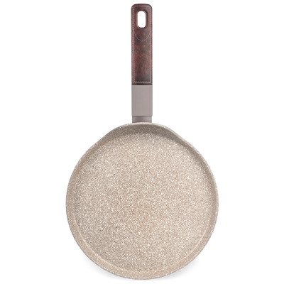 Сковорода блинная с антипригарным покрытием pfluon marble, 24*4,3 см AGNESS 902-117-2